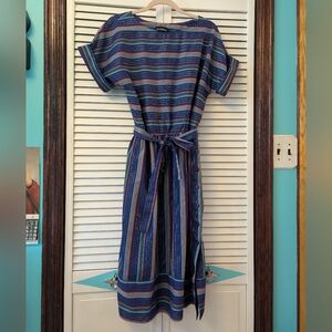 Striped Blue Dress